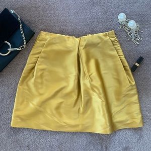 Macphee Pleated and Ruched Mini Skirt